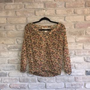 American Rag sheer, light weight floral top